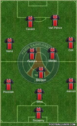 Paris Saint-Germain Formation 2012