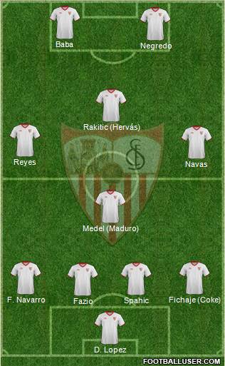 Sevilla F.C., S.A.D. Formation 2012