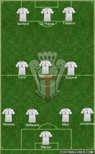 Pro Vercelli Formation 2012