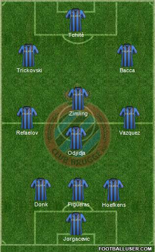 Club Brugge KV Formation 2012