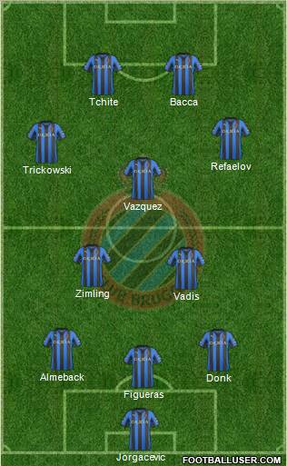 Club Brugge KV Formation 2012