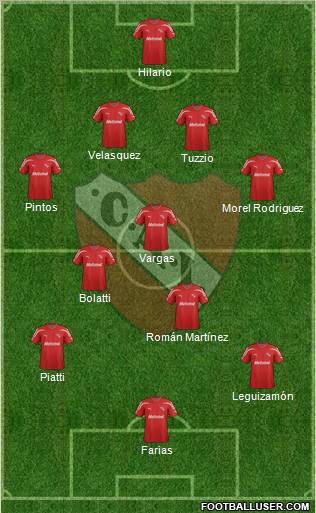 Independiente Formation 2012