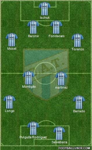 Atlético Tucumán Formation 2012