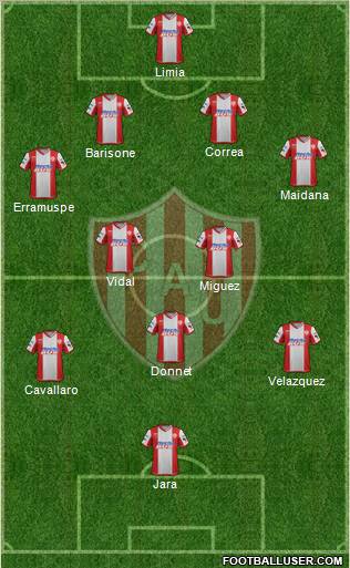 Unión de Santa Fe Formation 2012