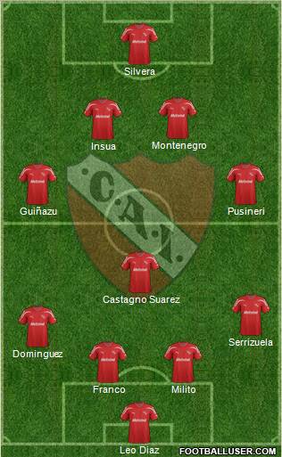 Independiente Formation 2012