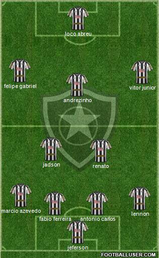 Botafogo FR Formation 2012