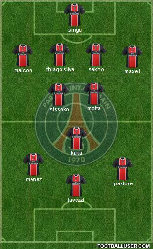 Paris Saint-Germain Formation 2012