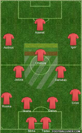 VFK Zalgiris Vilnius Formation 2012