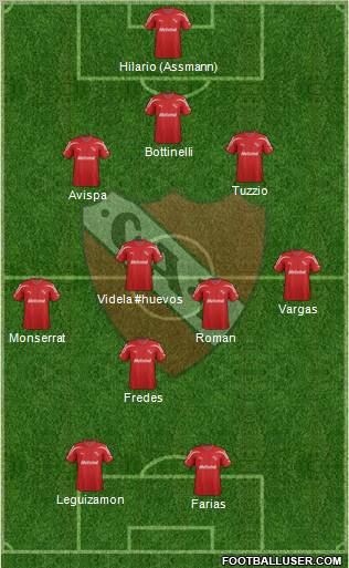 Independiente Formation 2012