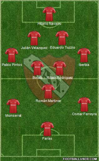 Independiente Formation 2012