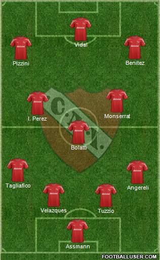 Independiente Formation 2012
