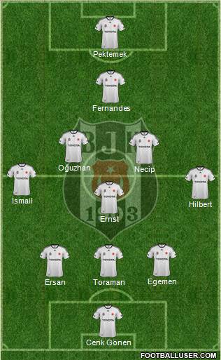 Besiktas JK Formation 2012