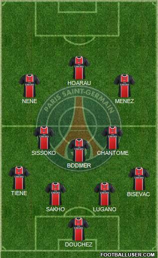 Paris Saint-Germain Formation 2012