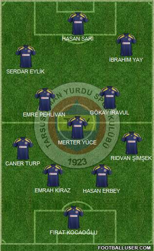 Tarsus Idman Yurdu Formation 2012