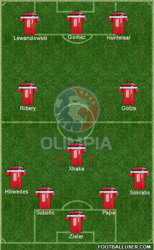 CD Olimpia Formation 2012