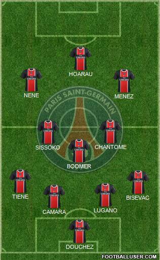 Paris Saint-Germain Formation 2012