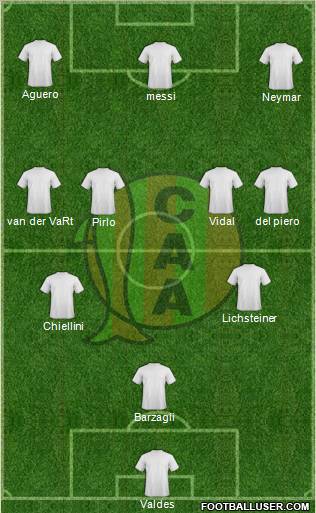 Aldosivi football formation