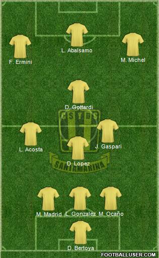 Deportivo Santamarina Formation 2012