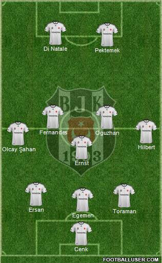 Besiktas JK Formation 2012