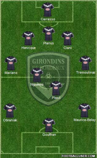 FC Girondins de Bordeaux Formation 2012