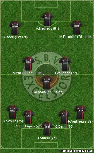 SBV Excelsior Formation 2012
