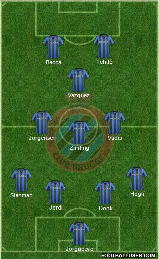 Club Brugge KV Formation 2012
