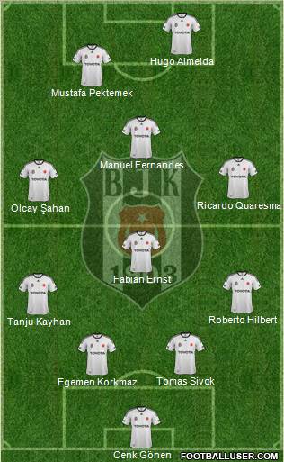 Besiktas JK Formation 2012