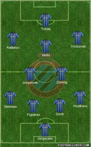 Club Brugge KV Formation 2012