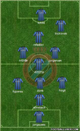 Club Brugge KV Formation 2012
