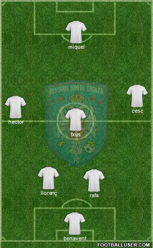 Serbian White Eagles Football Club Formation 2012
