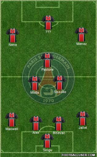 Paris Saint-Germain Formation 2012