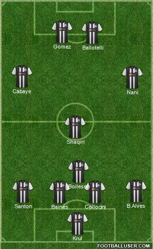 Newcastle United Formation 2012