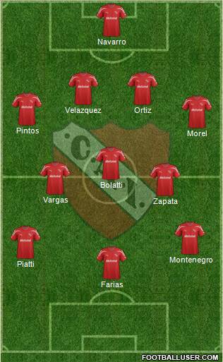 Independiente Formation 2012