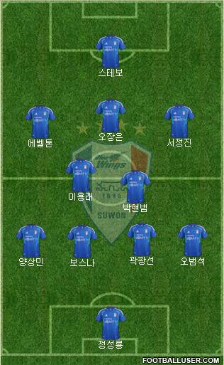 Suwon Samsung Blue Wings Formation 2012