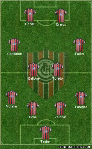 Chacarita Juniors Formation 2012
