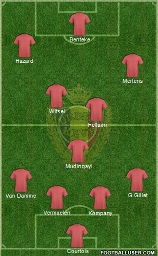 Belgium Formation 2012