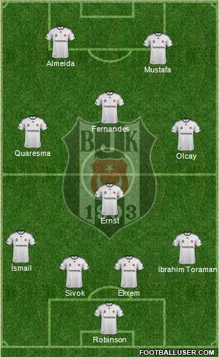 Besiktas JK Formation 2012