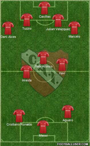 Independiente Formation 2012