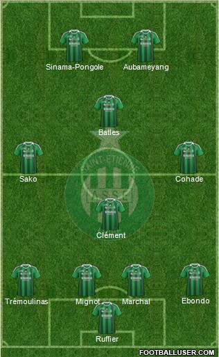 A.S. Saint-Etienne Formation 2012