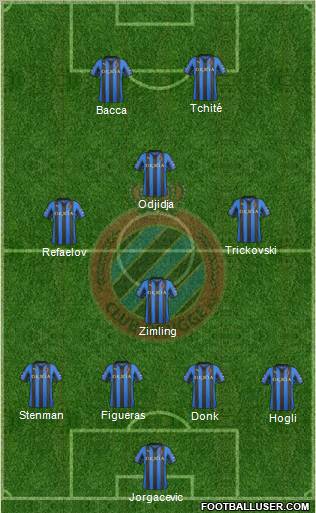Club Brugge KV Formation 2012