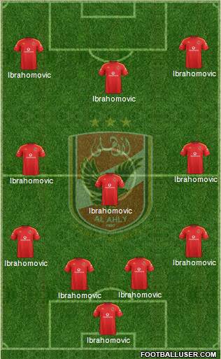 Al-Ahly Sporting Club Formation 2012