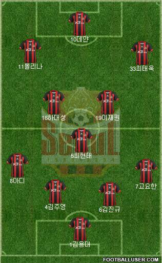 FC Seoul Formation 2012