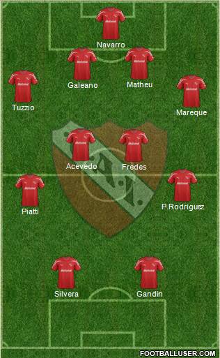 Independiente Formation 2012