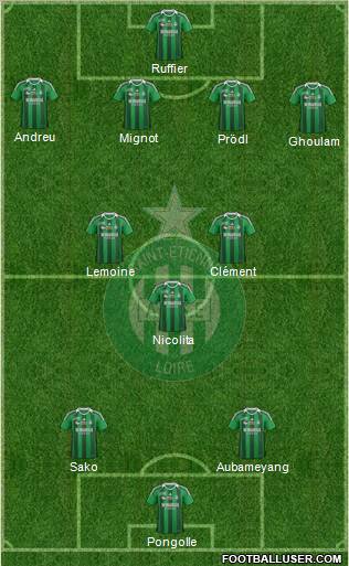 A.S. Saint-Etienne Formation 2012