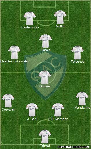 Quilmes football formation