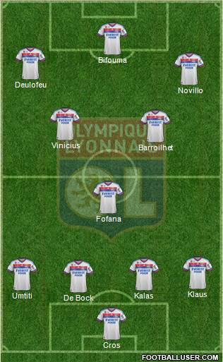 Olympique Lyonnais Formation 2012