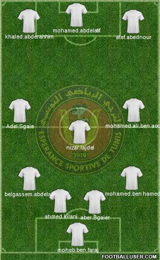 Espérance Sportive de Tunis football formation