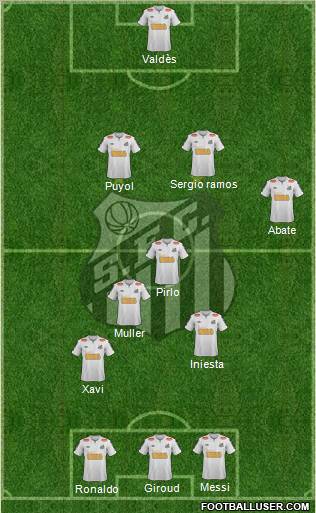 Santos FC Formation 2012