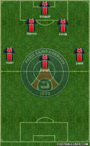 Paris Saint-Germain Formation 2012