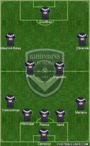 FC Girondins de Bordeaux Formation 2012